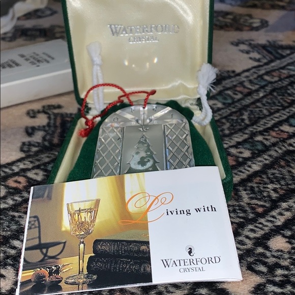 Waterford Crystal Vintage Christmas tree holiday Xmas keepsake ornament 1990 - Picture 5 of 7